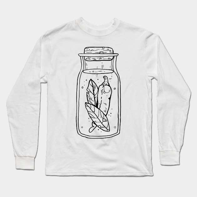 Pepper in a jar Long Sleeve T-Shirt by pirsicivan